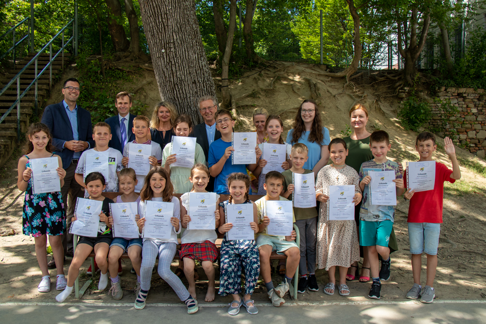 Pflichtschulcluster Nussdorf, Oskar Spiel Gasse